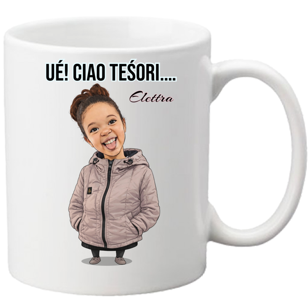 Tazza “ué ciao tesori” elettra