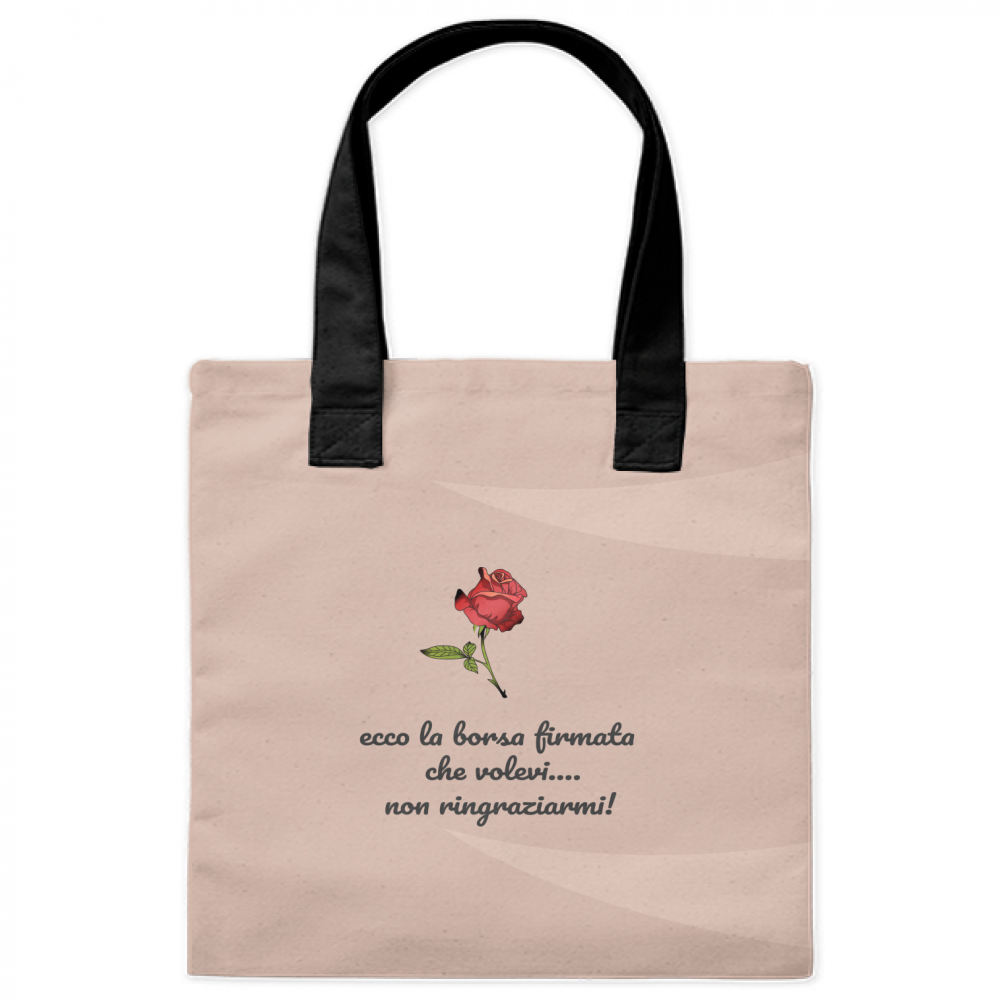 Borsa All Over Shop ecco la borsa firmata