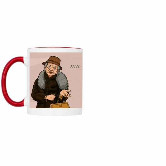 Mug Two Color Tazza MA STAI SEMPRE IN CASA