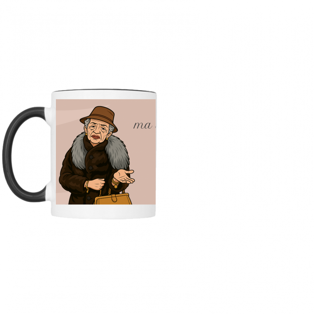 Mug Two Color Tazza MA STAI SEMPRE IN CASA